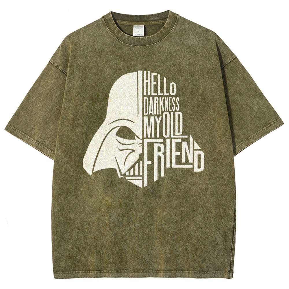 Hello Darkness My Old Friend Vintage Distressed T-shirt