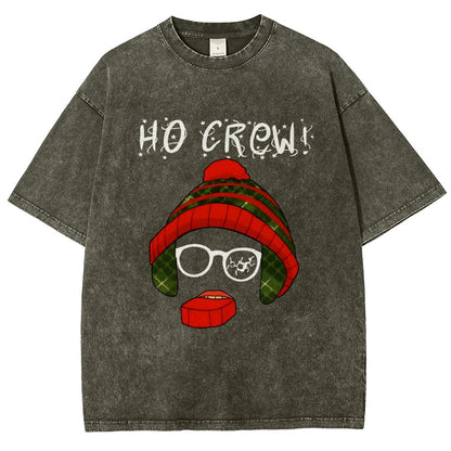 Ho Crew Oh Fudge Holiday Vintage Distressed T-shirt