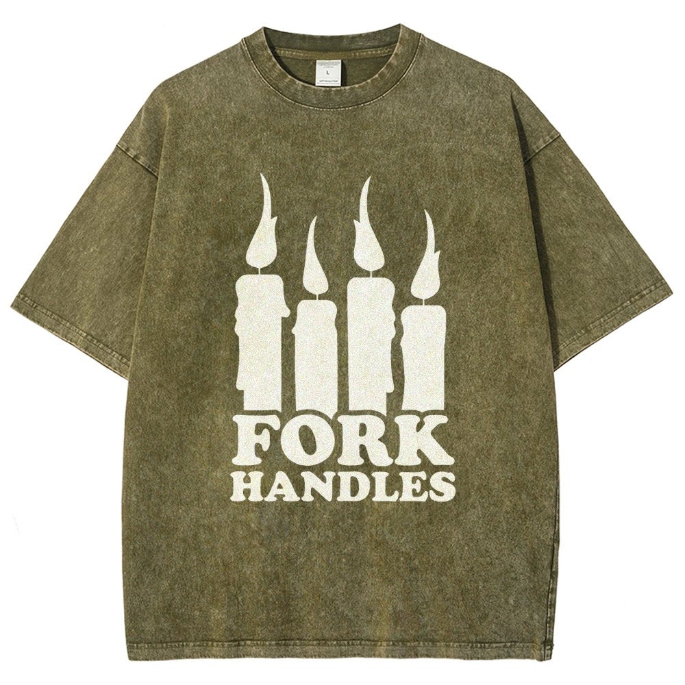 Or Is It Fork Handles？ Vintage Distressed T-shirt