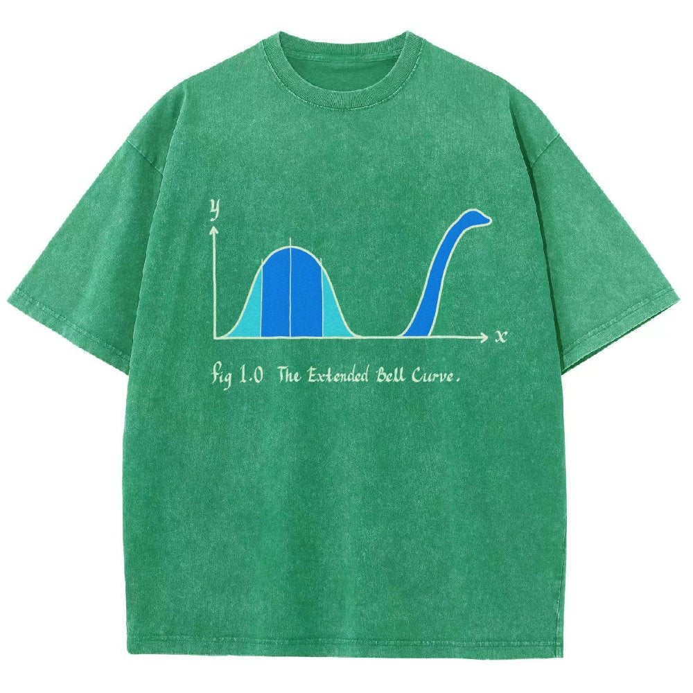 The Extended Bell Curve Vintage Distressed T-shirt