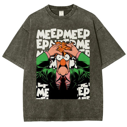 Meep Meep Vintage Distressed T-shirt