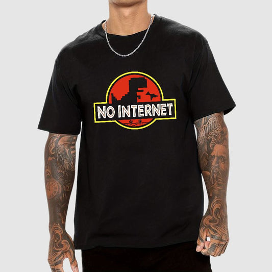 No Internet！ Geeky T-Shirt