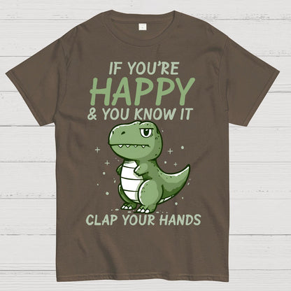 If you are happy, clap your Geek T-Shirt