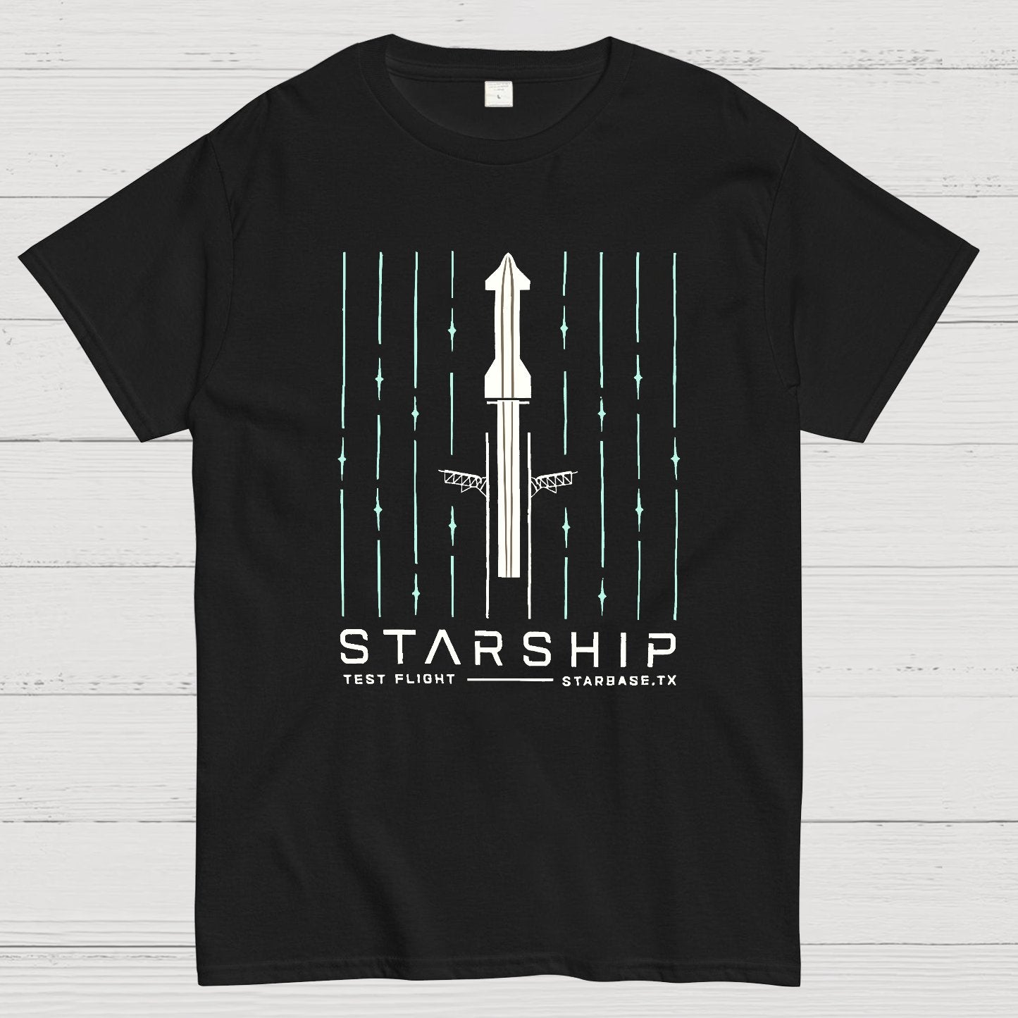 Starship Test Flight Nerdy T-Shirt