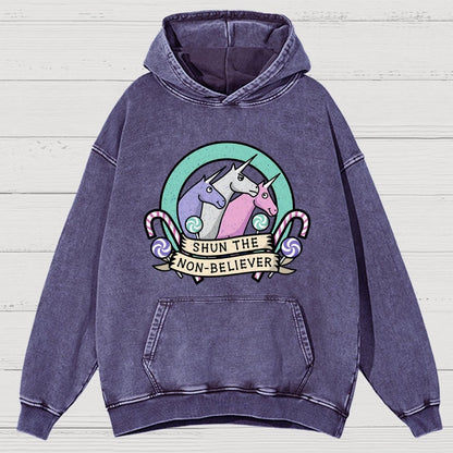 Shun the Non-Believer Vintage Distressed Hoodie