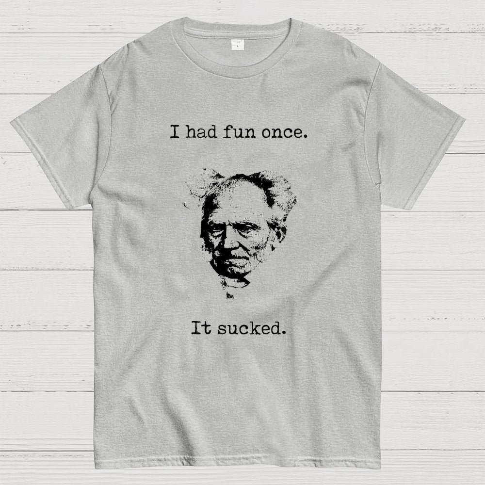 I Had Fun Once - It Sucked Geek T-Shirt