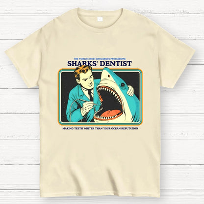 Sharks Dentist Geek T-Shirt