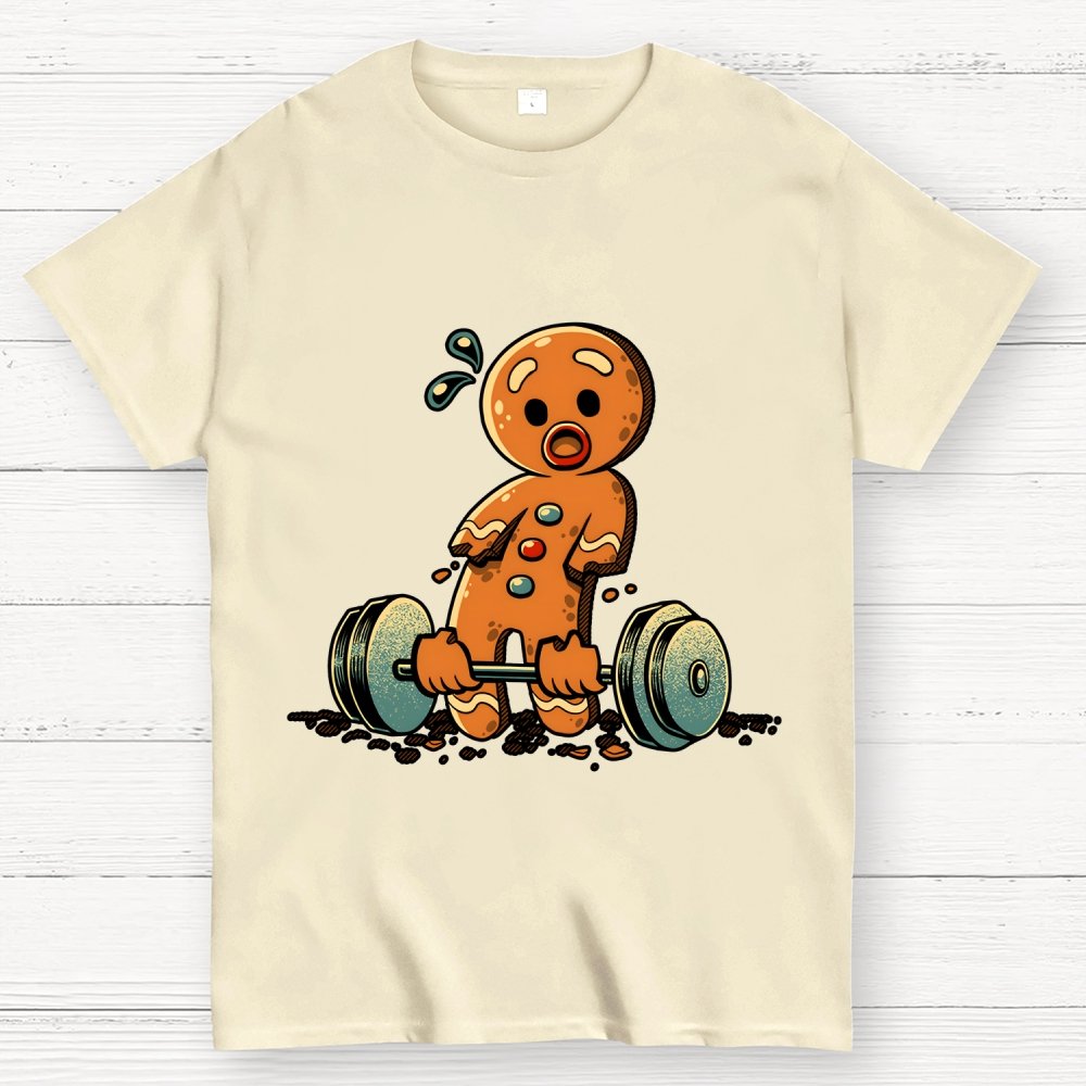 Gingerbread Workout Loosing Arms Geek T-Shirt