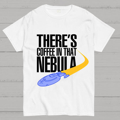 Coffee In That Nebula By Kwamster Geek T-Shirt