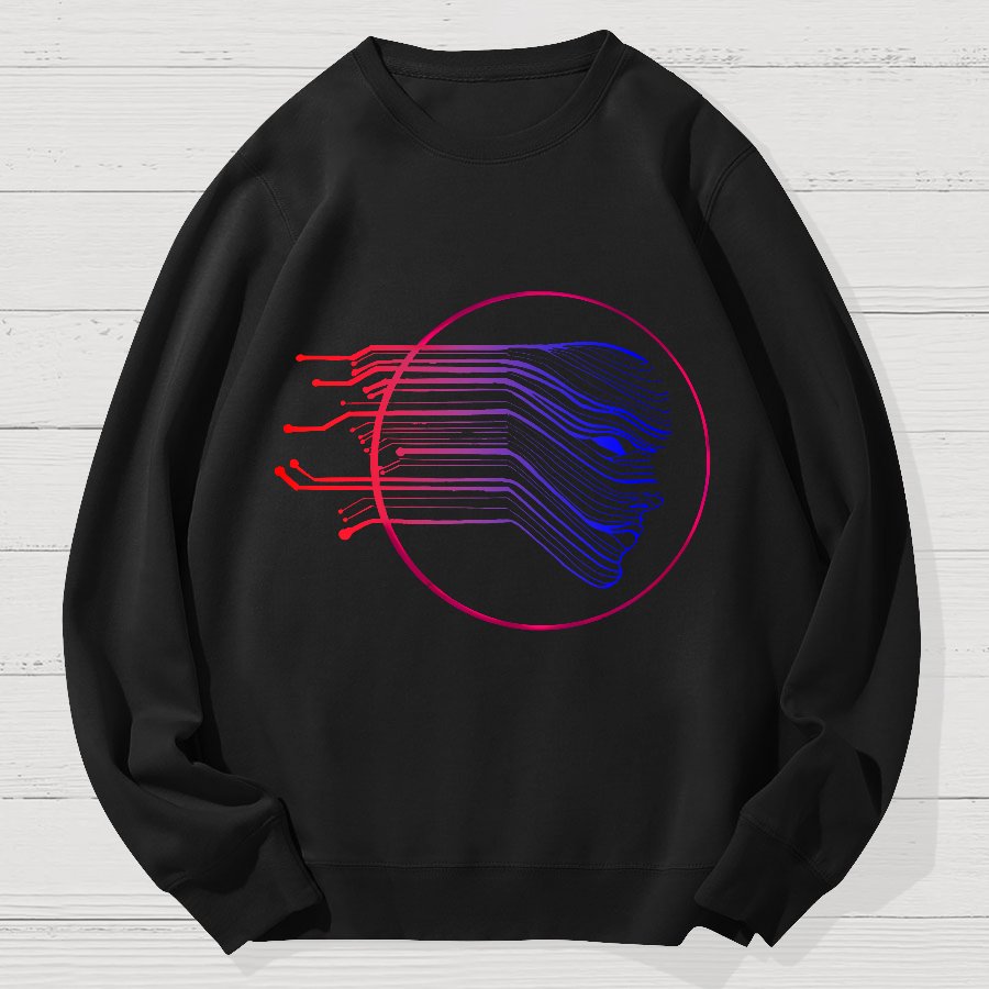Artificial Intelligence Geek Cotton Sweatshirt