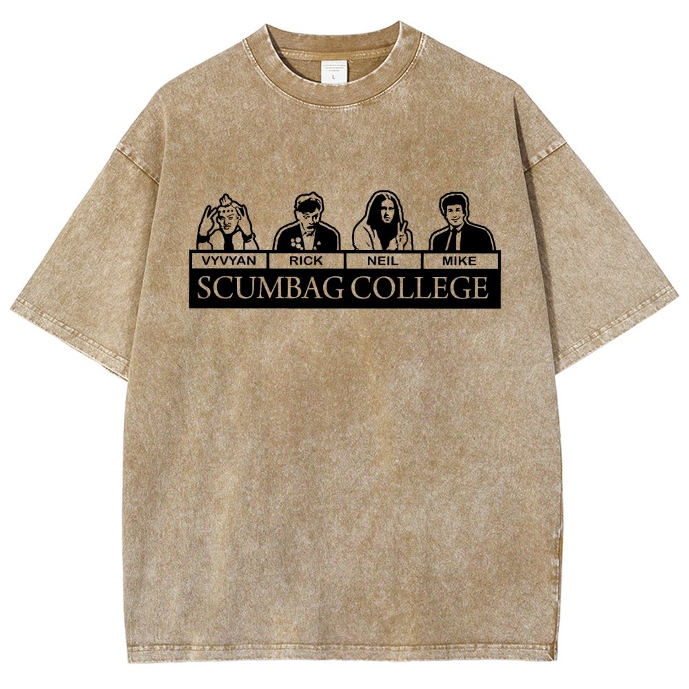 Scumbag College  Vintage Distressed T-shirt 2509000242