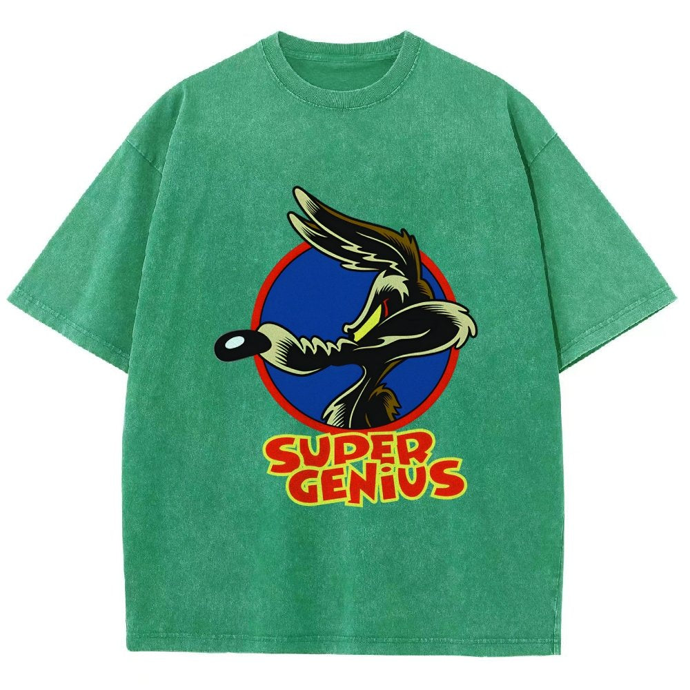 Dick Coyote Super Genius Vintage Distressed T-shirt