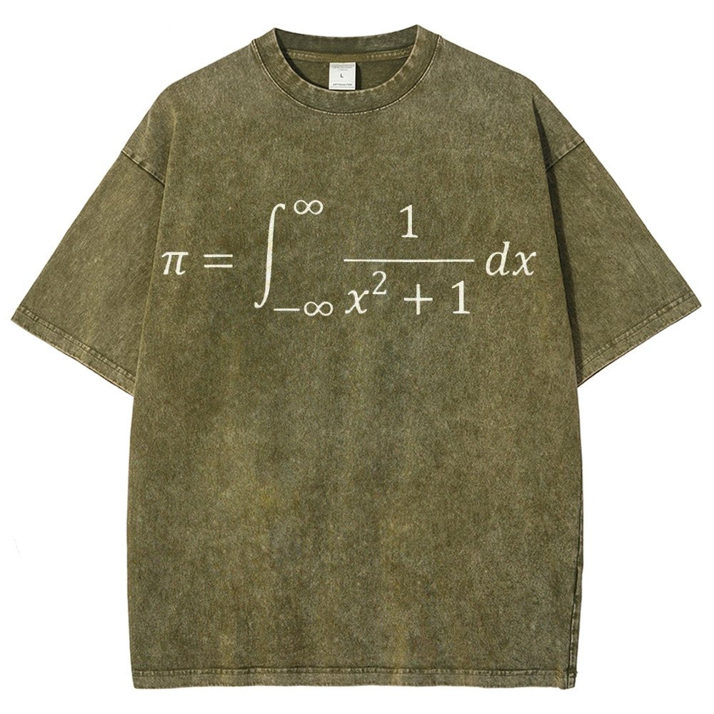 The Constant Number Pi Nerd Vintage Distressed T-shirt