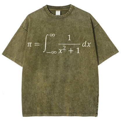 The Constant Number Pi Nerd Vintage Distressed T-shirt