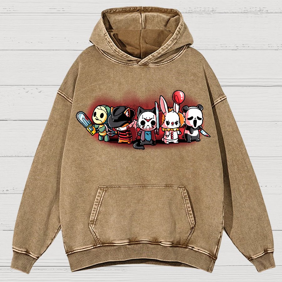 Terrorist Gangs Vintage Distressed Hoodie
