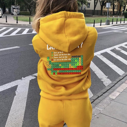 Can I Lick It Printed Back Unisex Cotton Hoodie