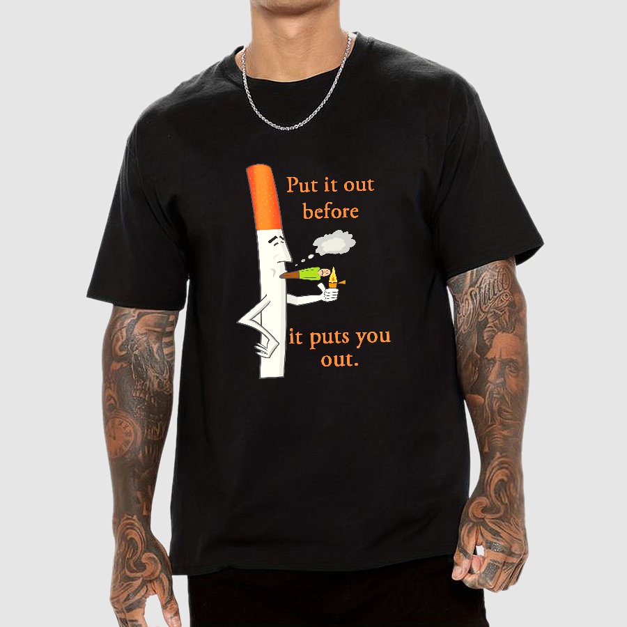 Put It Out Before It Puts You Out Geeky T-Shirt