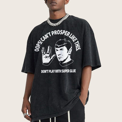 Oops! Can’t prosper like this Vintage Distressed T-shirt