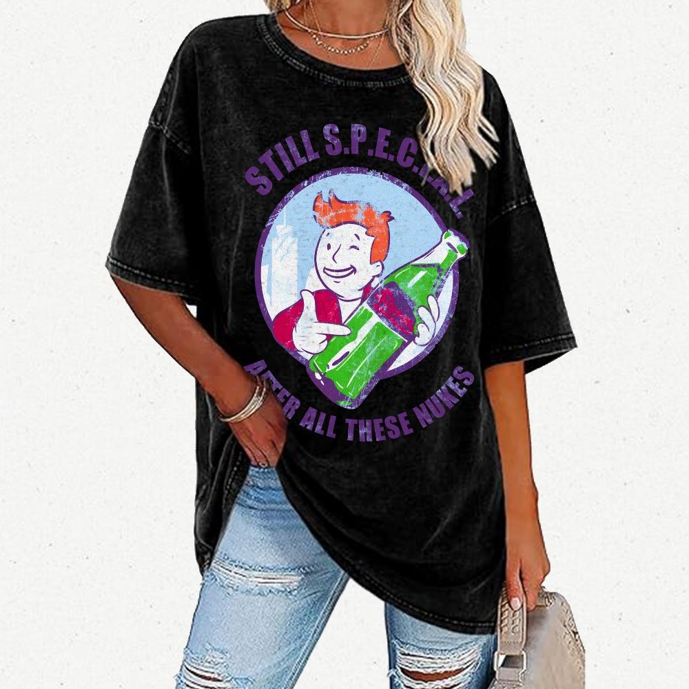 Still Super Special after all these nukes Vintage Distressed T-shirt