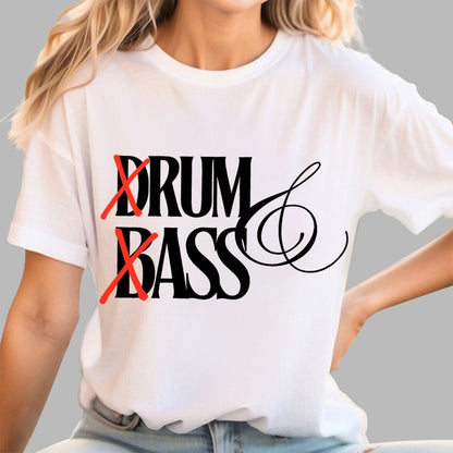 Funny Drum & bass lovers Geek T-Shirt