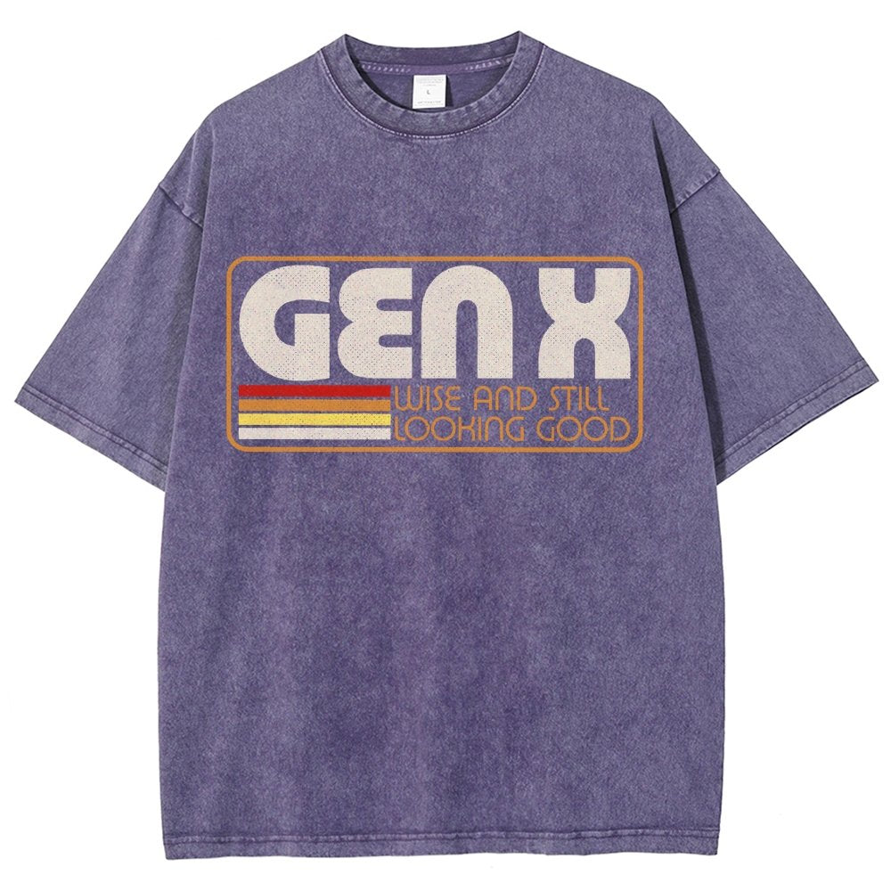Gen X Vintage Quote Vintage Distressed T-shirt