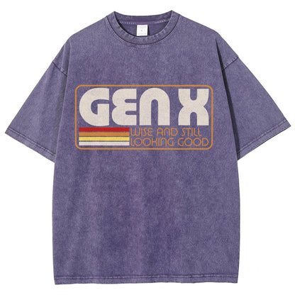 Gen X Vintage Quote Vintage Distressed T-shirt