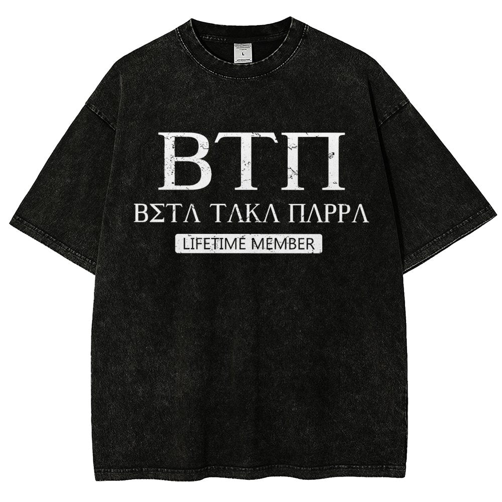 Beta Raka Mappa Vintage Distressed T-shirt