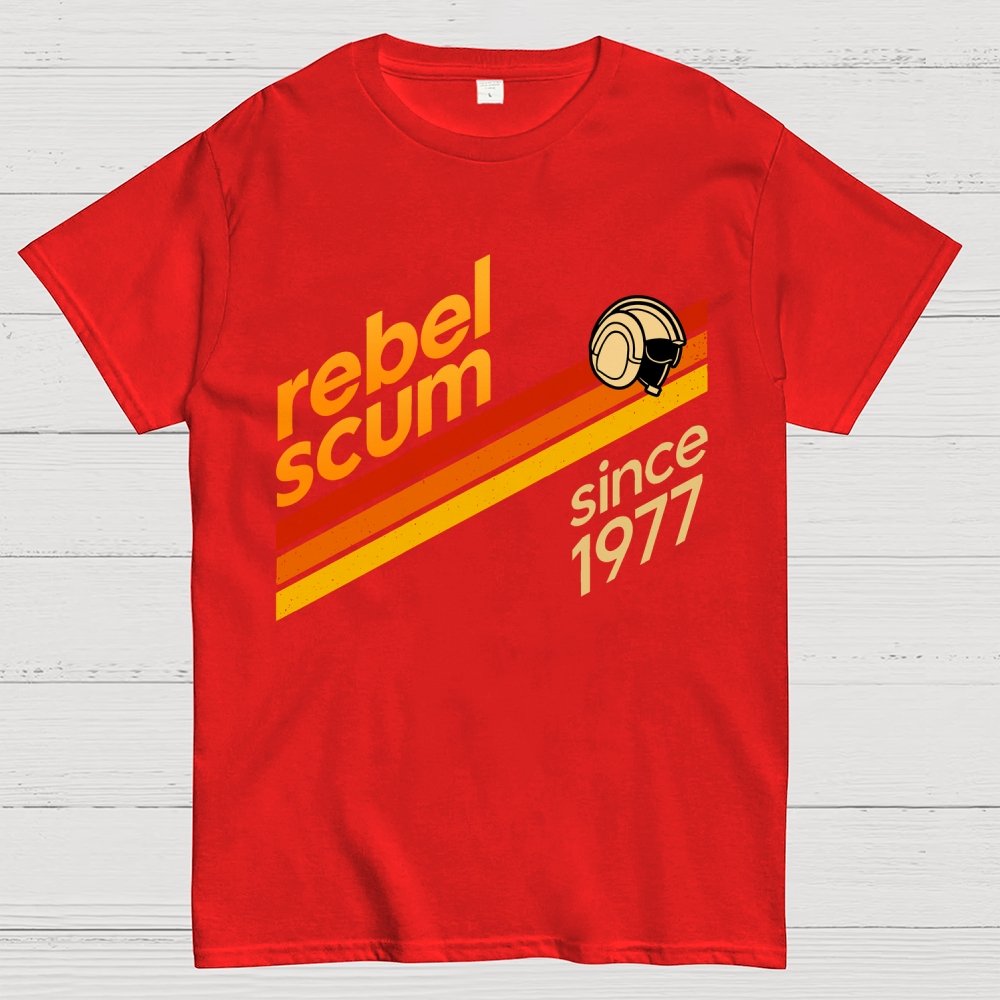 Vintage Scum Old School Scum Since 1977 Geek T-Shirt
