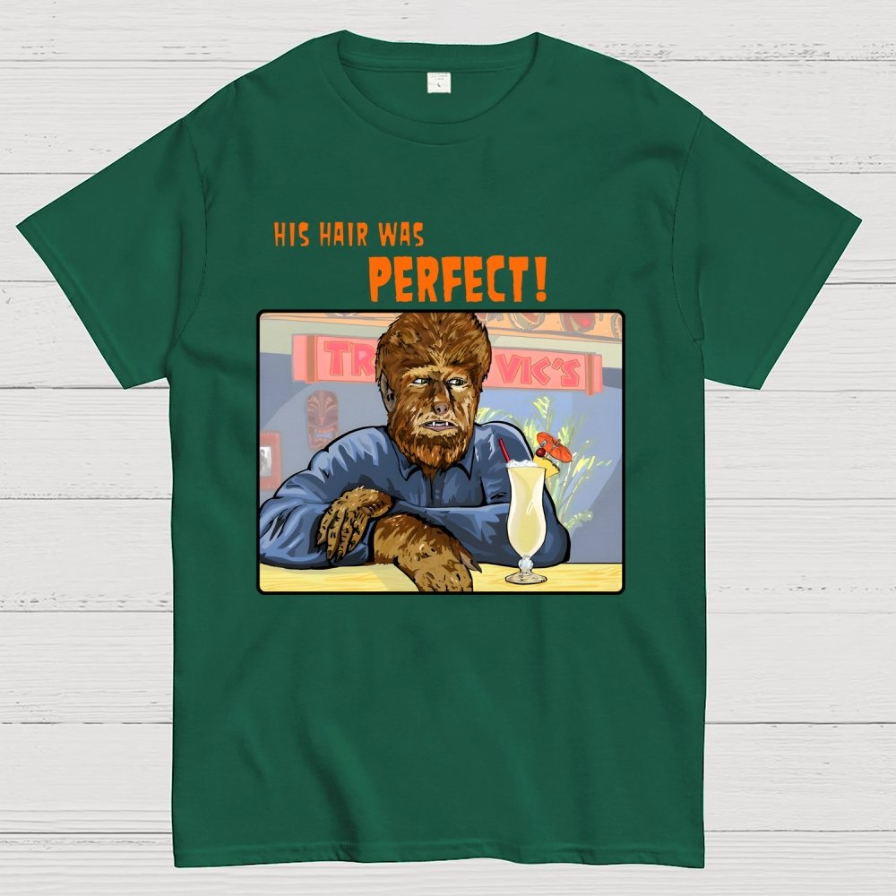 His Hair Was Perfect Geek T-Shirt
