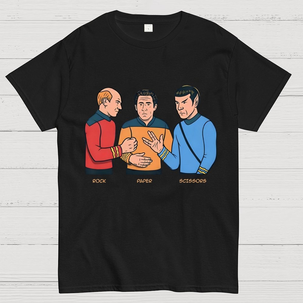 Rock Paper Salute Unisex Geek T-Shirt
