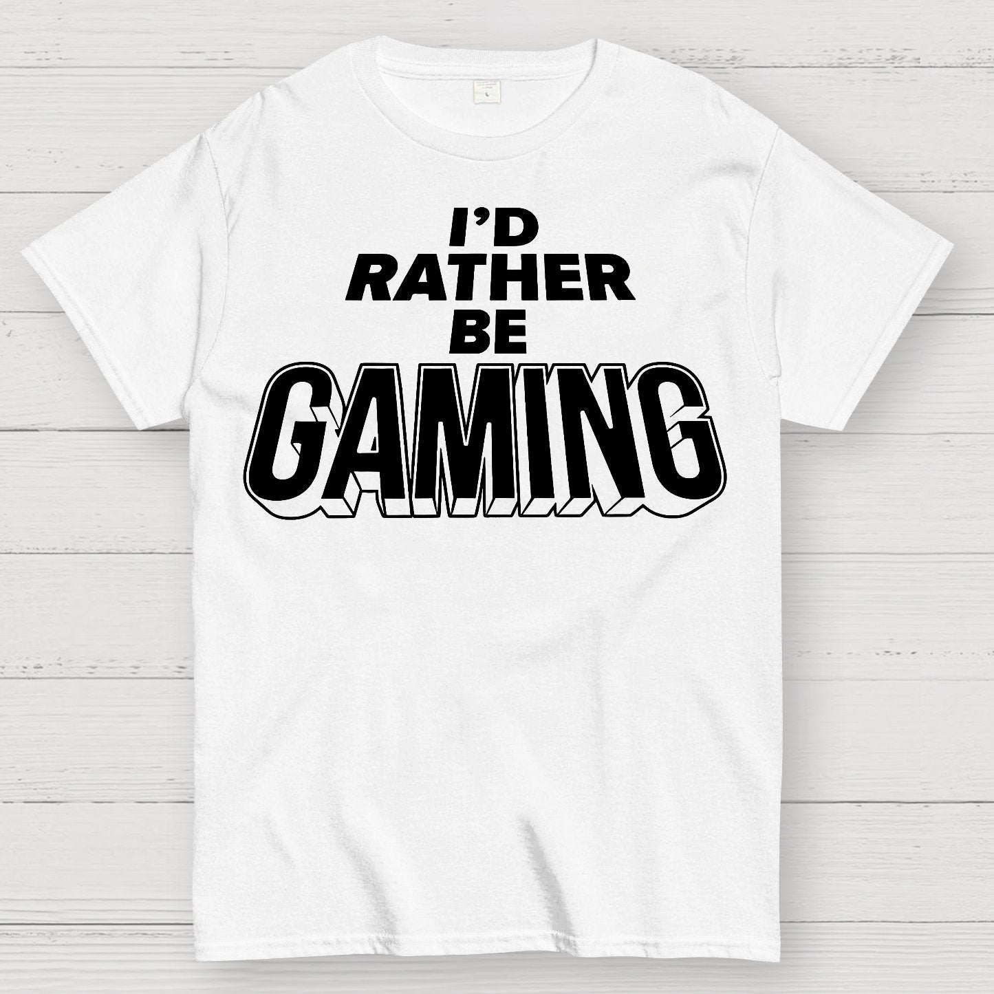 I'd Rather Be Gaming Geek T-Shirt