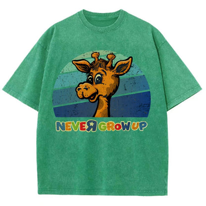 Never Grew Up Vintage Distressed T-shirt