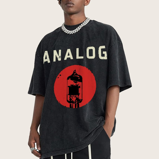 Vacuum Tube Analog Distressed Vintage Distressed T-shirt