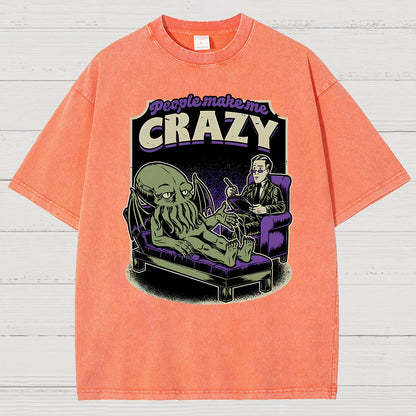 Lovecraft Cthulhu Therapy Vintage Distressed T-shirt