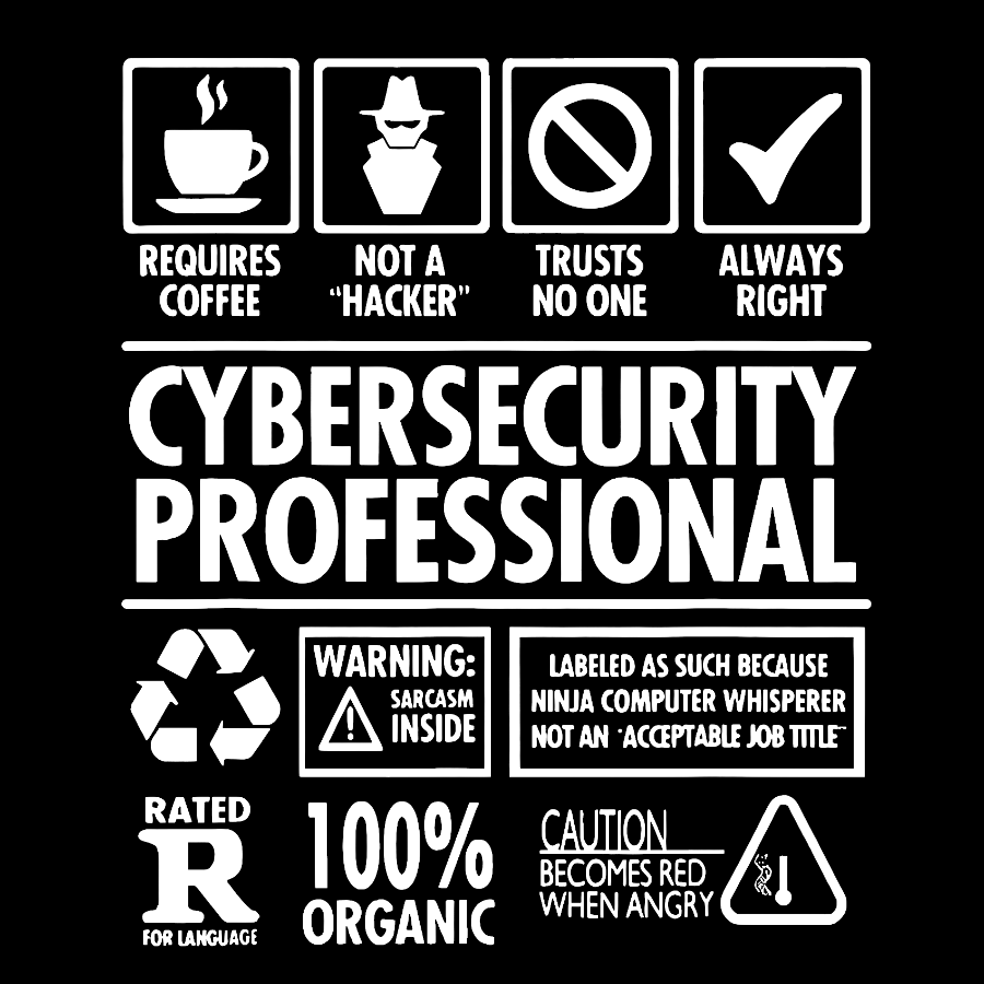 Cybersecurity Professional Geeky T-Shirt