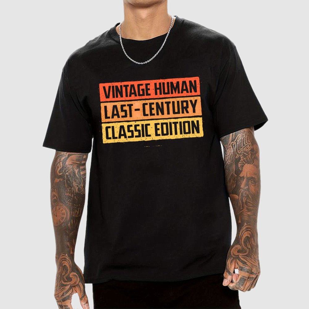 Vintage Human Geek T-Shirt
