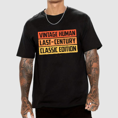 Vintage Human Geek T-Shirt