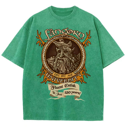 Elden University Vintage Distressed T-shirt
