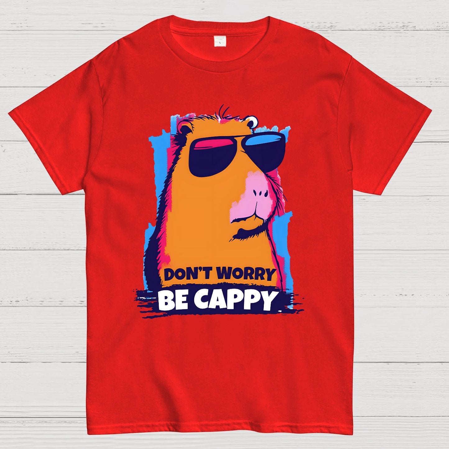 Be Cappy Don't Worry Geek T-Shirt