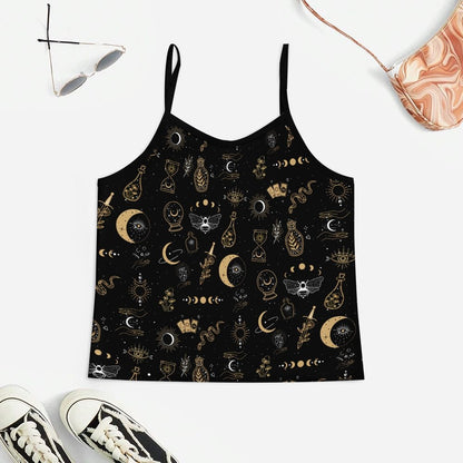 Peace Signal Women's Geek Suspender Cami Set
