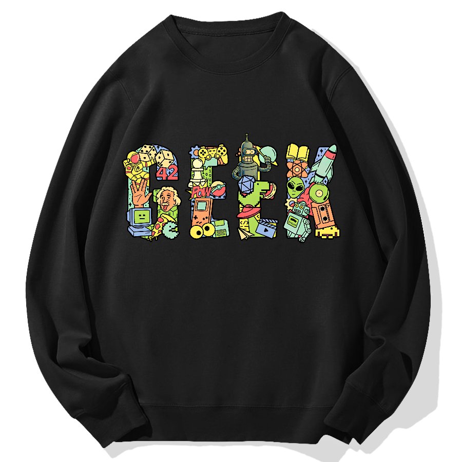 Geek Culture Geek Cotton Sweatshirt