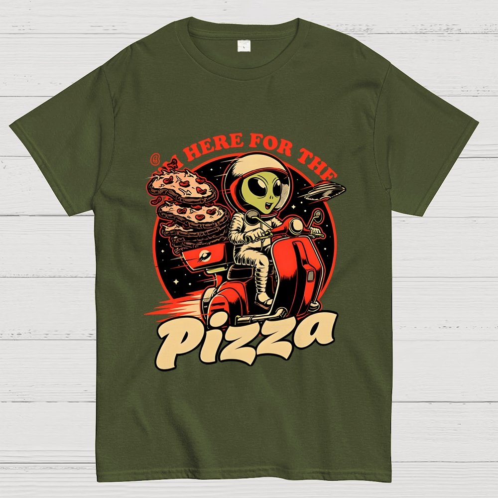 Space Pizza Delivery Unisex Geek T-Shirt