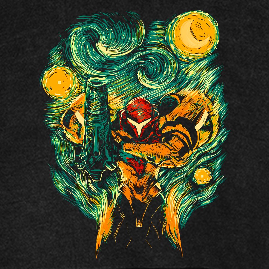 Cosmic Hunter Vintage Distressed Hoodie