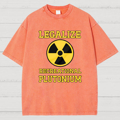 Legalize Recreational Plutonium Vintage Distressed T-shirt