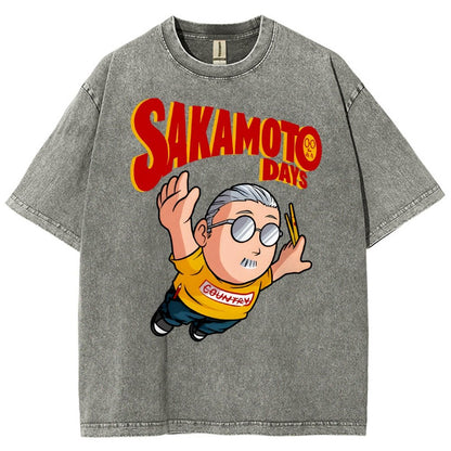 Flying Sakamoto Vintage Distressed T-shirt
