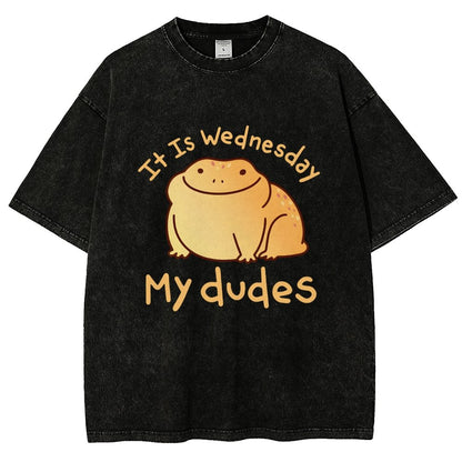 It's Wednesday My Dudes Vintage Distressed T-shirt