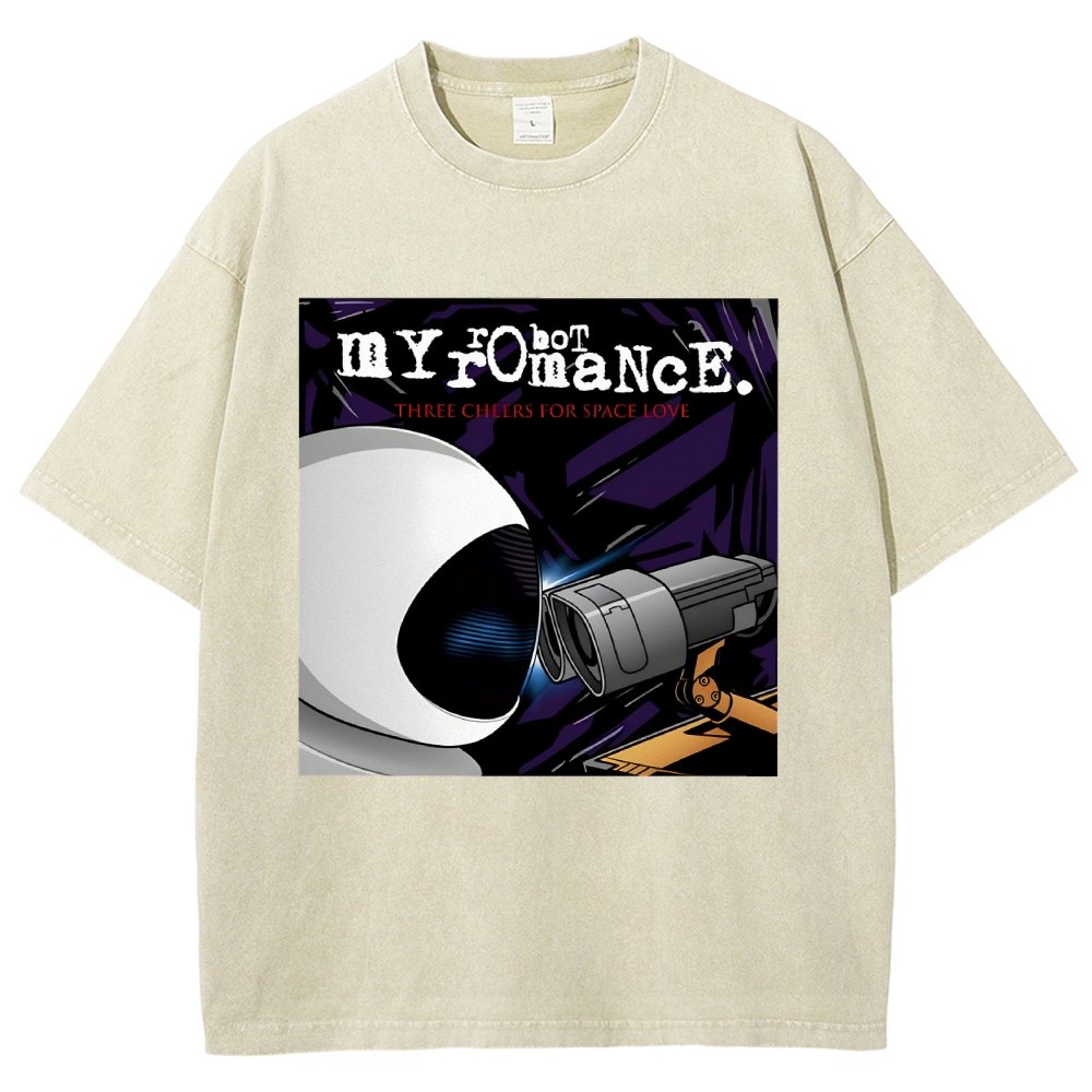 My Robot Romance Vintage Distressed T-shirt
