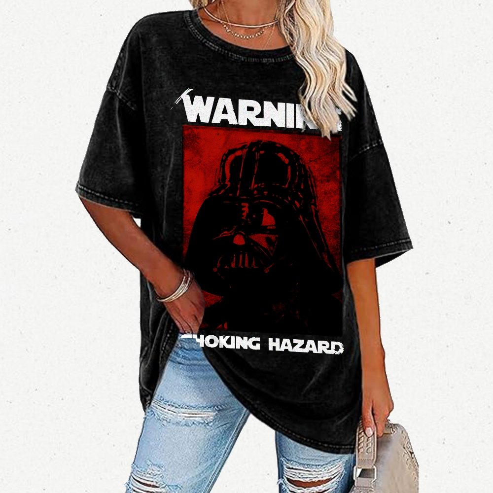 Warning Choking Hazard Vintage Distressed T-shirt