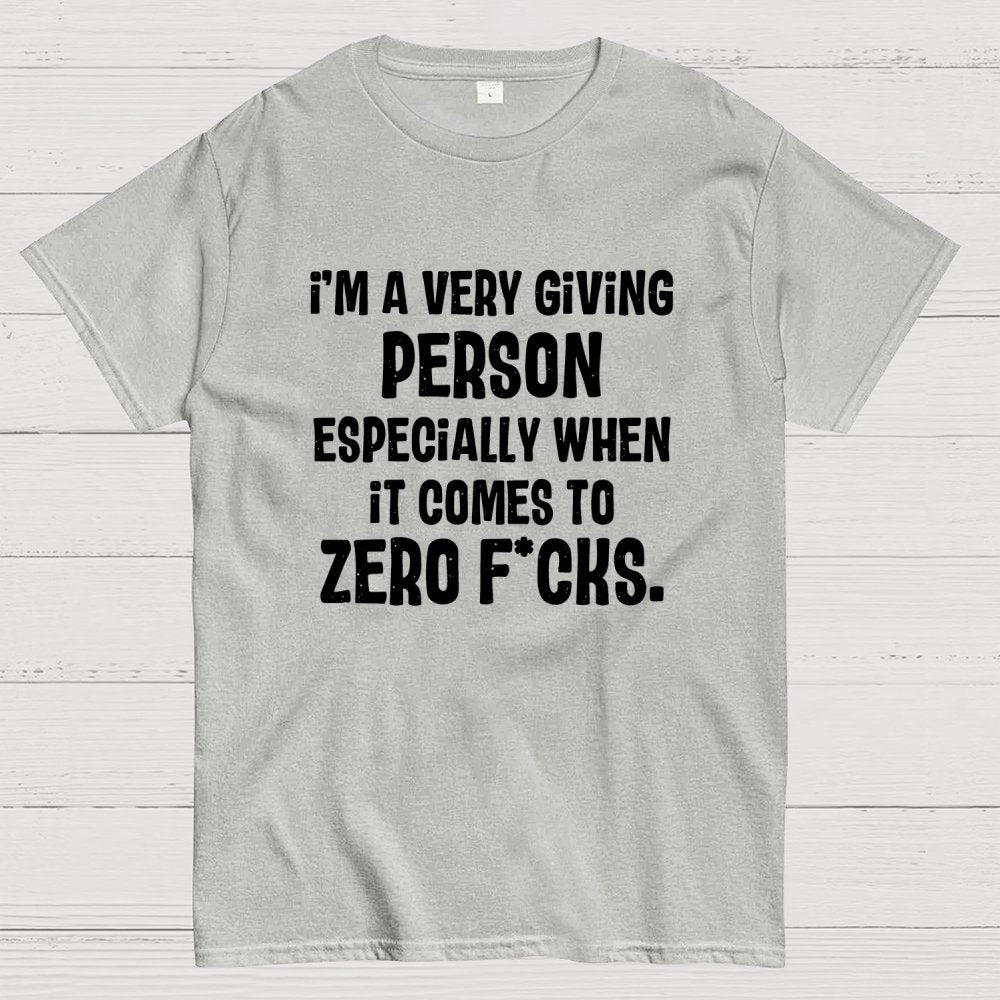 Zero Fcks Geek T-Shirt