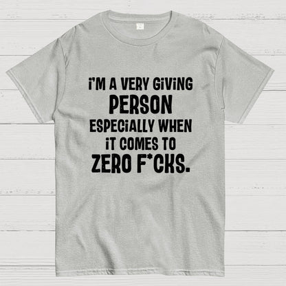 Zero Fcks Geek T-Shirt